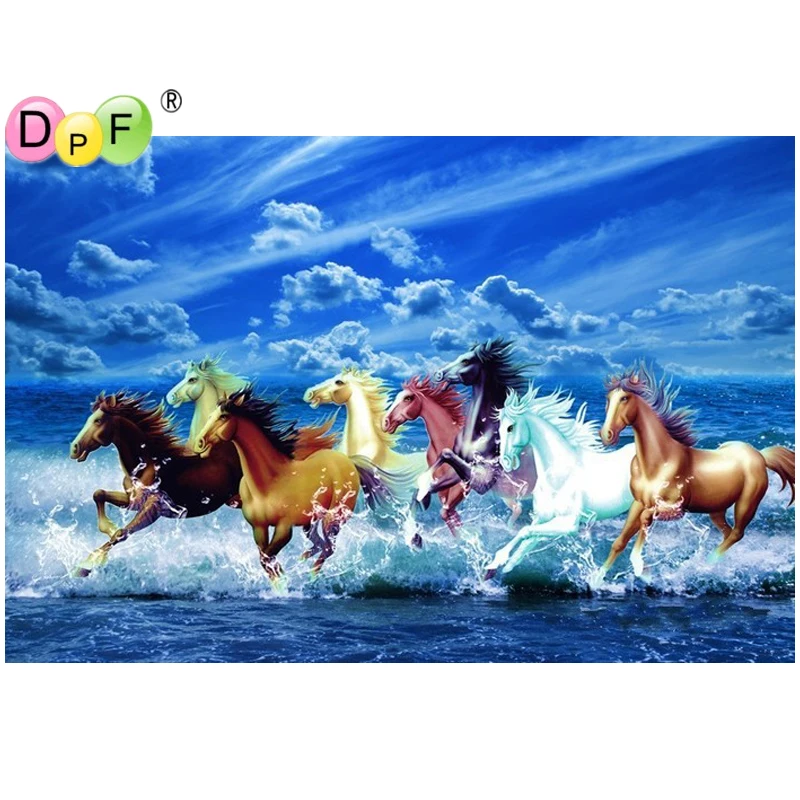 DPF Алмазная вышивка восемь диаграмм мозаика алмазная живопись крестиком
