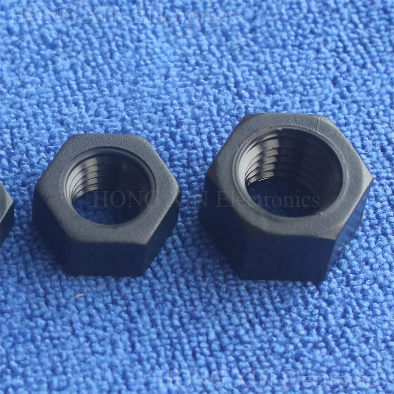 

1Pcs M2 M2.5 M3 M4 M5 M6 M8 M10 M12 Black Nylon Hex Nut Hexagon Plastic Nuts ROHS Hexagonal Nuts for DIY model Make