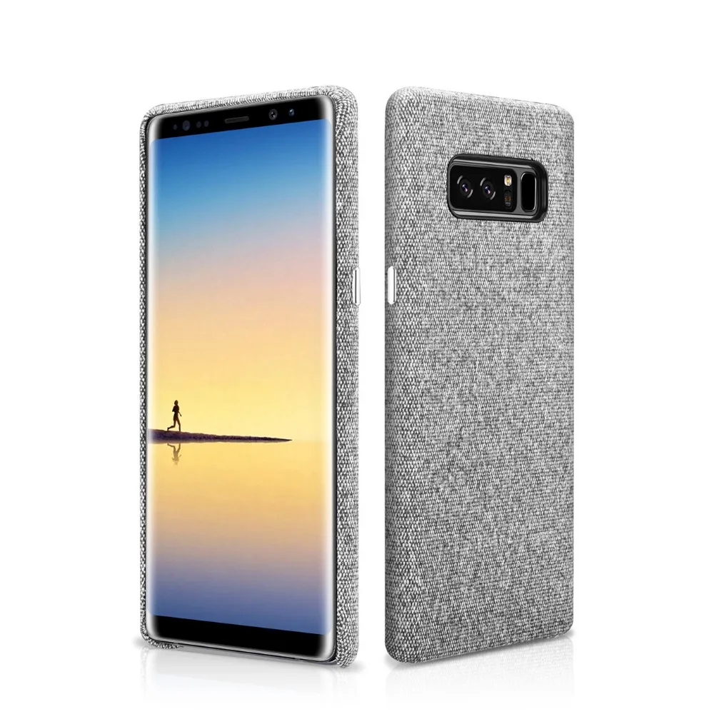 XOOMZ жесткий чехол для samsung Galaxy Note 8 ткань узор задняя крышка Защитный телефонные