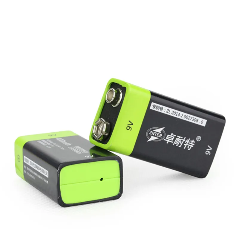 ZNTER RC батарея S19 9V 400mAh USB перезаряжаемые Lipo для камеры Drone Аксессуары
