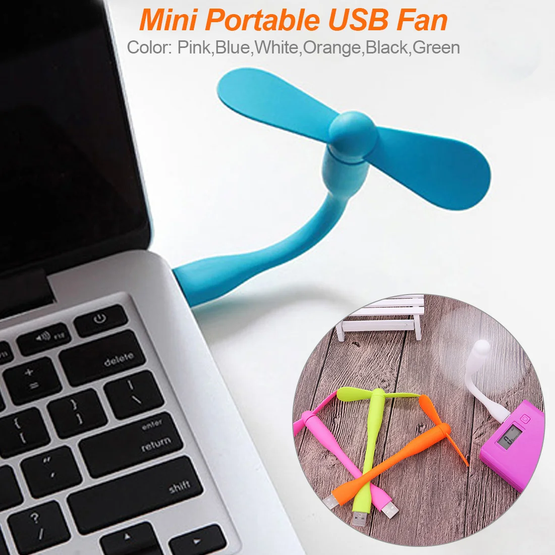 2 в 1 USB вентилятор гибкий мини выход портативный гаджеты для планшета