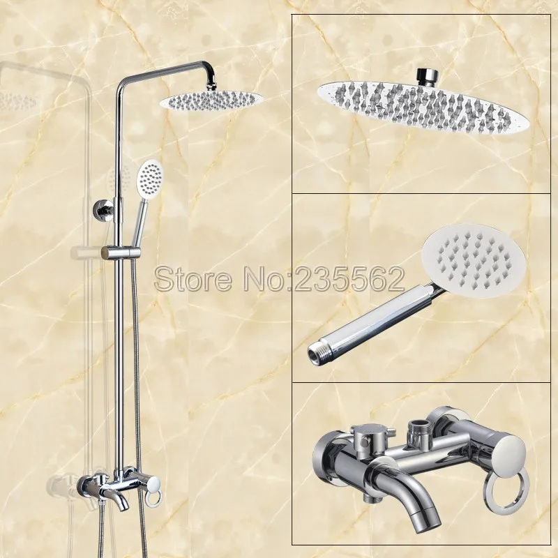 Современный настенный хромированный латунный дождевой смеситель для ванной