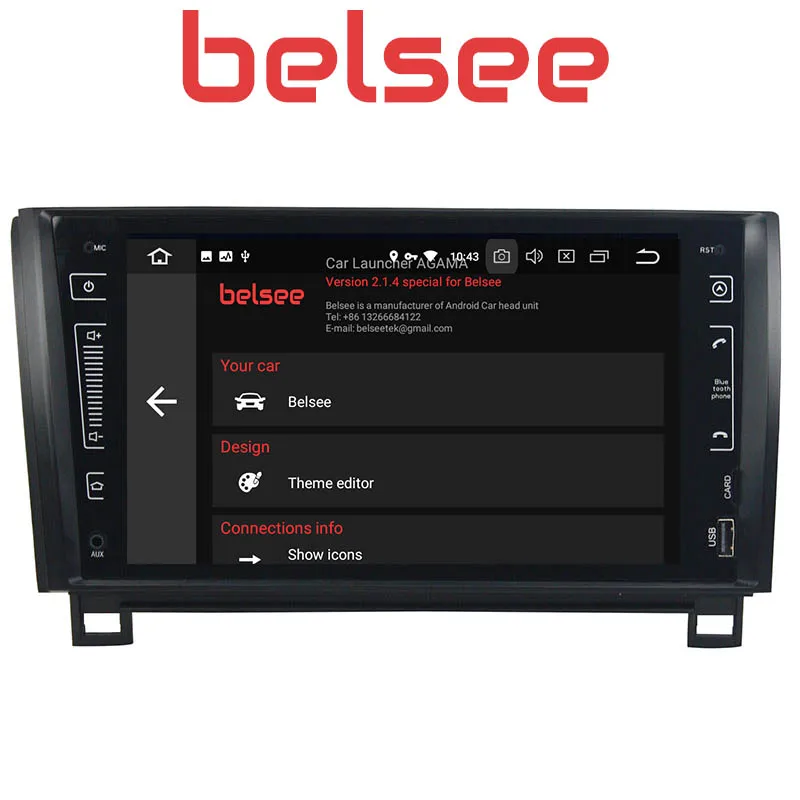 Магнитола Belsee Octa Core 9 дюймов IPS сенсорный экран Android 8 0 головное устройство стерео