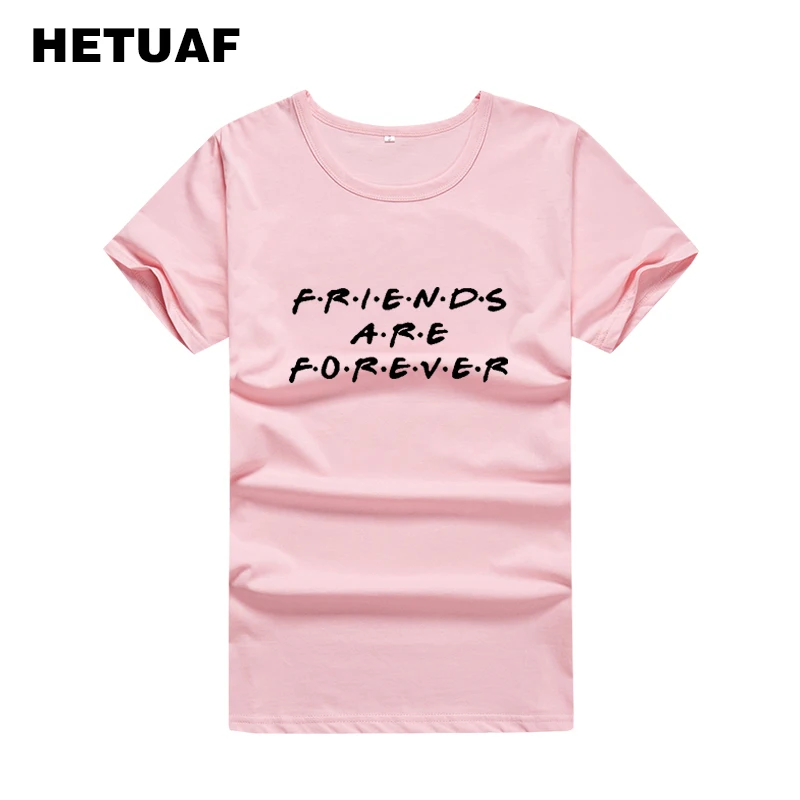 HETUAF Tumblr Best Friends T Shirt Women FRIENDS ARE FOREVER Harajuku Tee Femme Hipster Punk Ulzzang Bff T-shirt | Женская одежда