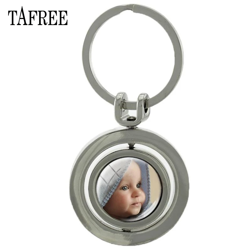 Rotating TAFREE индивидуальная семейная фотография брелок ручной работы ребенок папа мама брат сестра портрет индивидуальный заказ NA01 - Color: Rotating