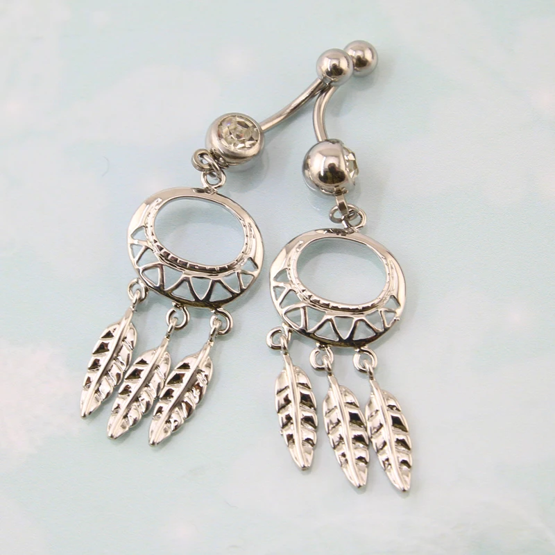 1 шт. Женское кольцо для пирсинга живота |