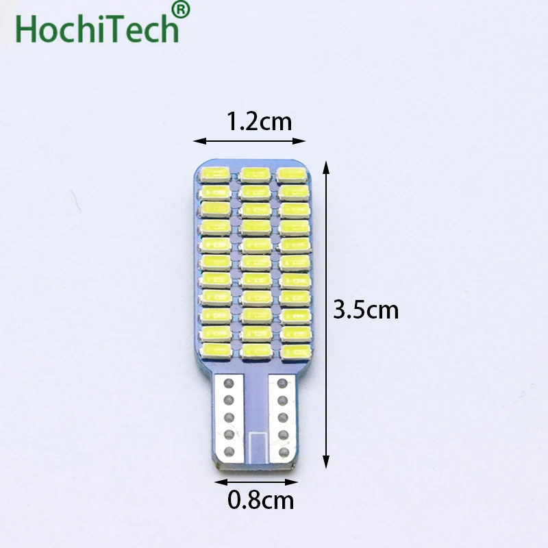 Top Quality Universal Canbus Error Free 12V 33 SMD Chip LED T10 W5W Bulb White Crystal Blue License Plate Light Interior | Автомобили и