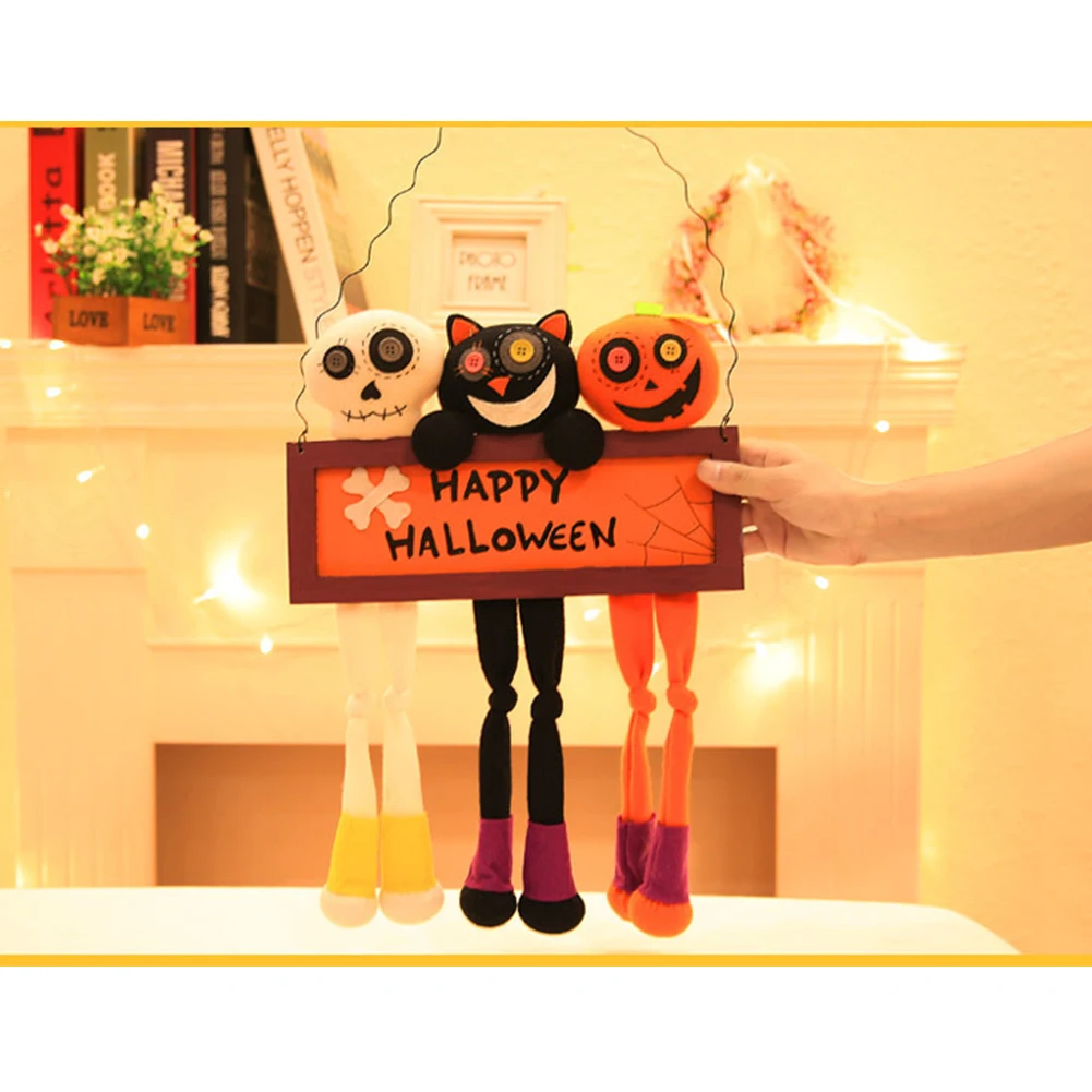 Happy Halloween висит дверь украшения вечерние поставки тыква призрак Висячие плюшевые