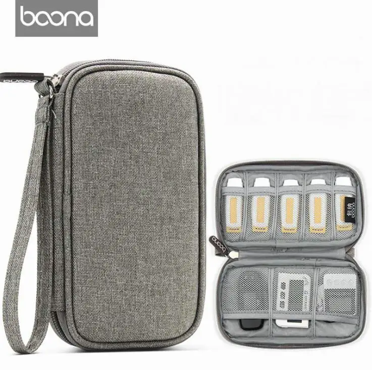 Новая Емкость для электроники дорожный объектив камер сумка хранения USB кабель