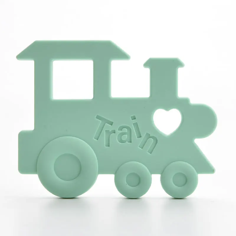Силиконовый Прорезыватель в виде поезда 1 шт. не содержит Бисфенол А