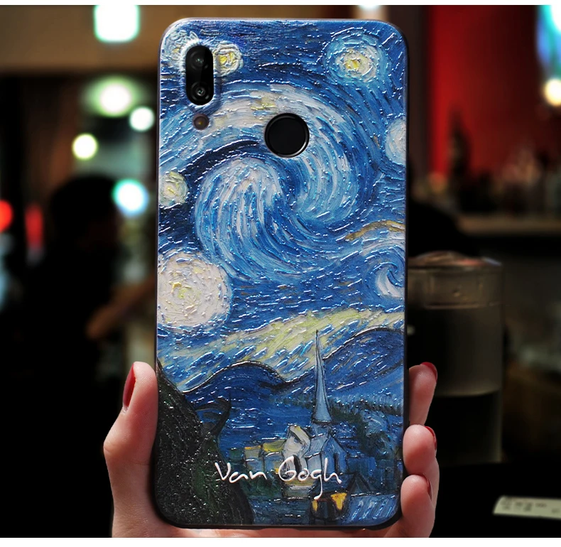 3D художественный чехол для huawei P20 P10 P30 Lite Pro Чехол для huawei mate 20 10 lite P Smart чехол для Honor 10 9 lite 8X20 Pro Чехол