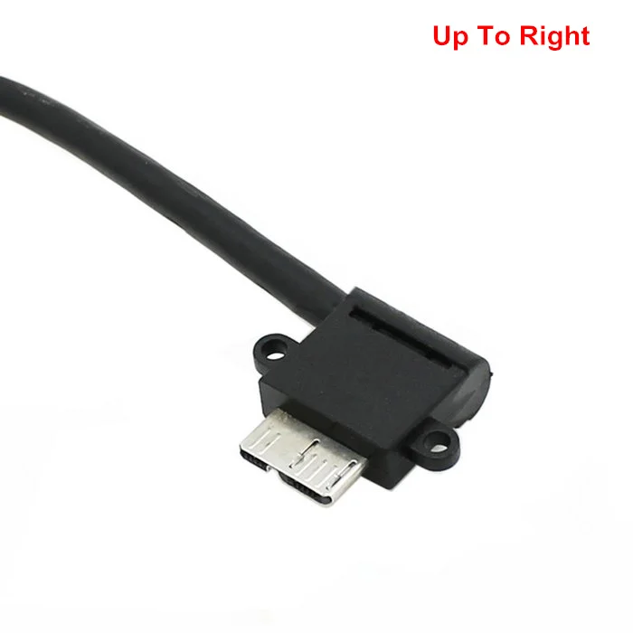 Вверх и вниз под углом 90 градусов USB 3,0 на Micro 10Pin правый и левый Угловой кабель 20 см для и жесткий диск SSD