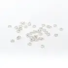 DoreenBeads 0,8 мм открытые соединительные кольца из стерлингового серебра, фурнитура, круглые серебряные ювелирные изделия сделай сам диаметром 3-8 мм, 1 г (прибл. 9-29 шт.)