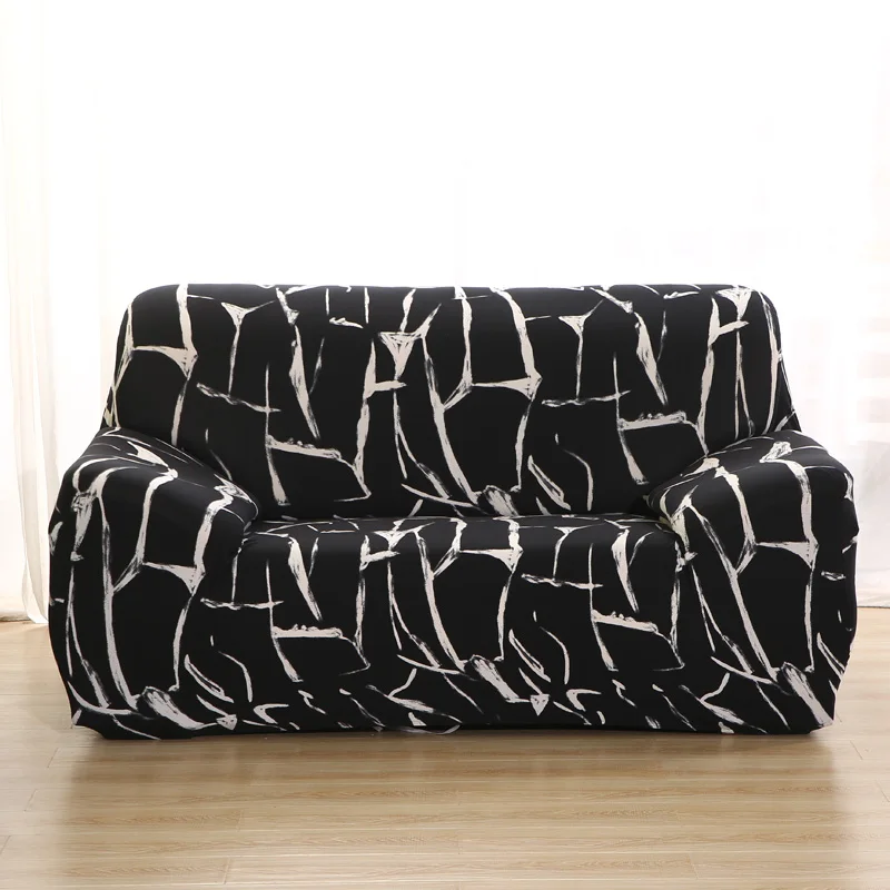 Elastic Sofa Slipcover for Living Room Tightly Wrap All-inclusive Slip-resistant Cover Sectional Couch 1/2/3/4-seater | Дом и сад