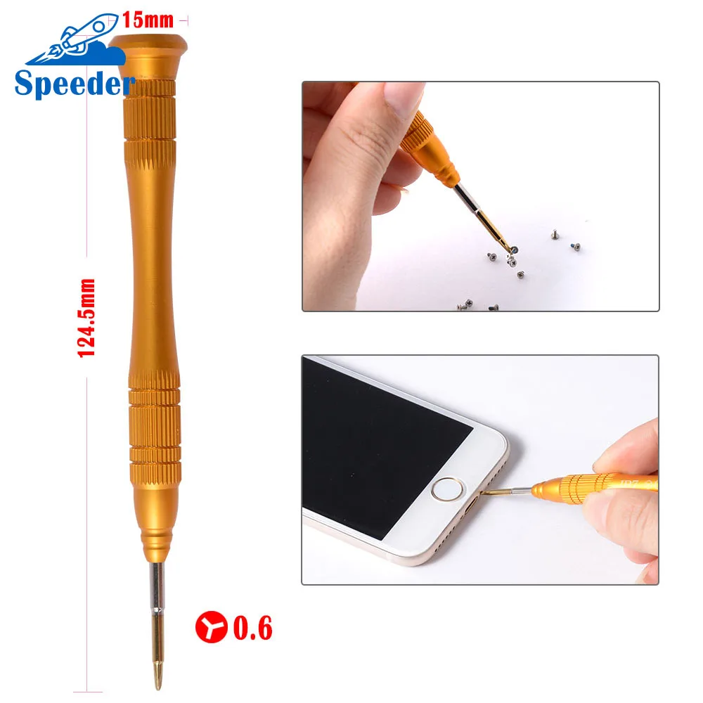 0.6Y type Screwdriver for iPhone 7 Plus aluminium alloy Screw Driver Special iphone Watch Hand Repair Tool | Мобильные телефоны и