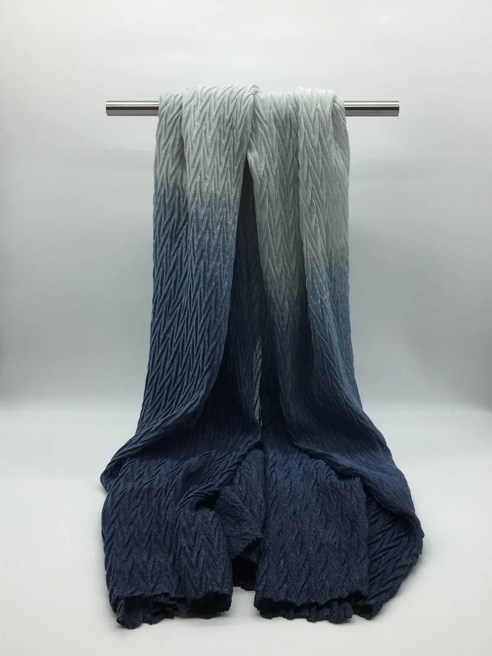 Новинка 2016 Модный женский шарф градиентный цвет длинный мусульманский хиджаб