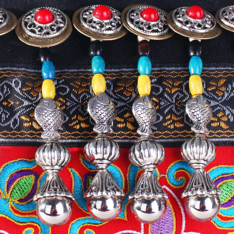 Винтажный китайский Hmong Племенной этнический Таиланд индийский Бохо ручной