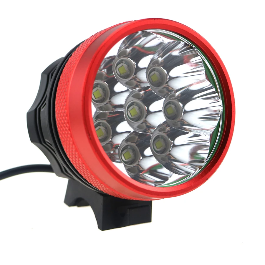 12000 люмен 8T6 велосипедный светильник головной 8x CREE XM L T6 светодиодный шлем