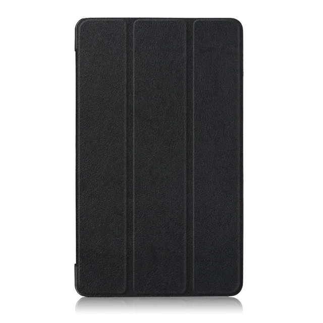 Black Чехол для huawei MediaPad T3 7,0 3g BG2-U01, тонкий магнитный складной чехол-подставка в виде книжки для планшета huawei T3 7 3g, Чехол+ пленка+ ручка - Цвет: Black