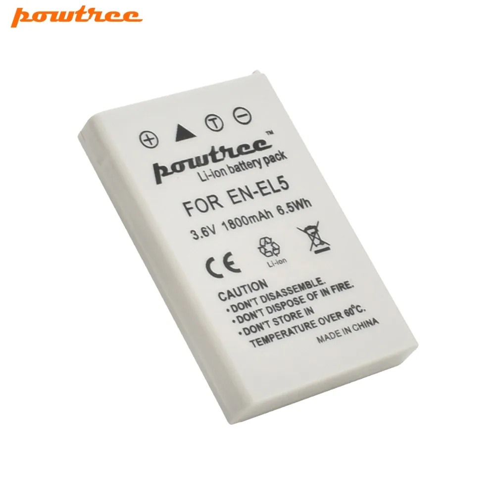 

2022New 3.6v 1800mAh EN-EL5 EN EL5 ENEL5 batteries Li-ion Camera Battery For Nikon Coolpix P90 P100 P500 P510 P520