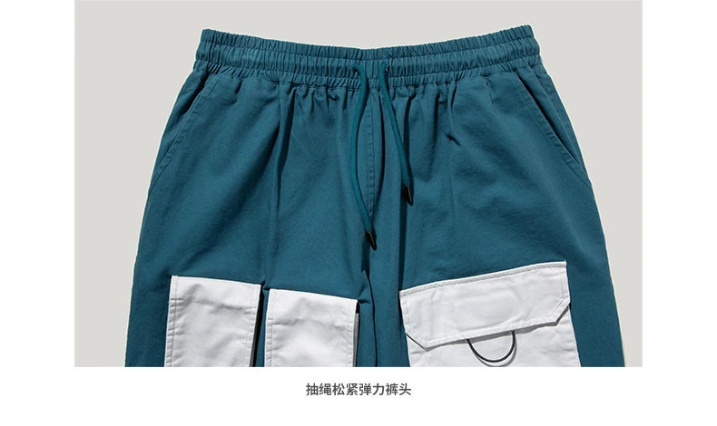 INFLATION Autumn New Arrival Streetwear Cargo Pants Men Hip Hop Jogger Pants Multi-Pockets Men Loose Style Pants 93328W