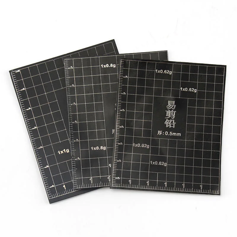 1 PCS DIY Black Covering Soft Lead Sinker Sheet with Scale Value Rock Fishing Tool | Спорт и развлечения