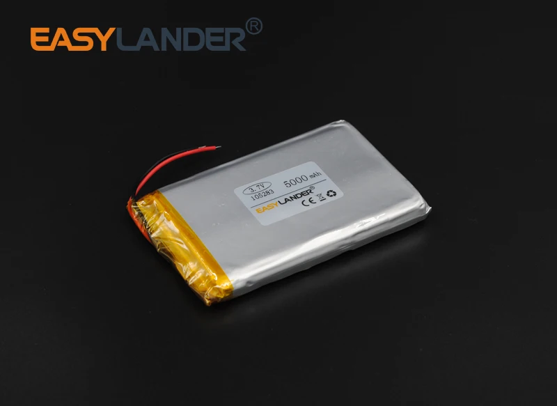 3 7 V 105283 5000mAh литий полимерный ионный аккумулятор для GPS PSP MP3 динамик DIY PAD Power