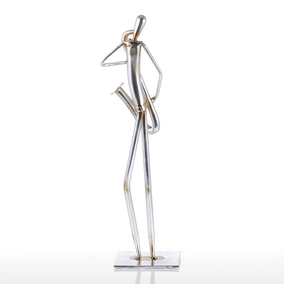 Tooarts саксофон металлическая скульптура железная абстрактная Современная