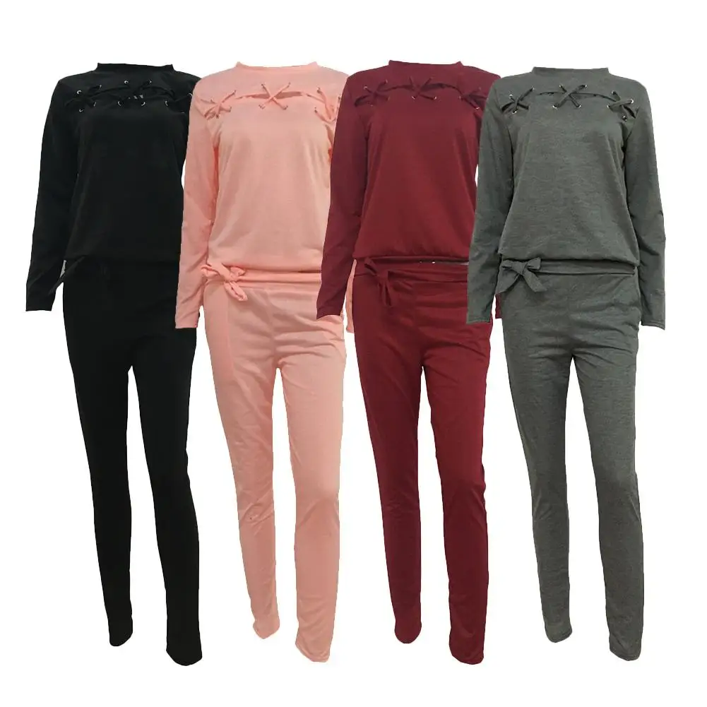 Женские спортивные костюмы розового цвета новый спортивный костюм из 2 предметов