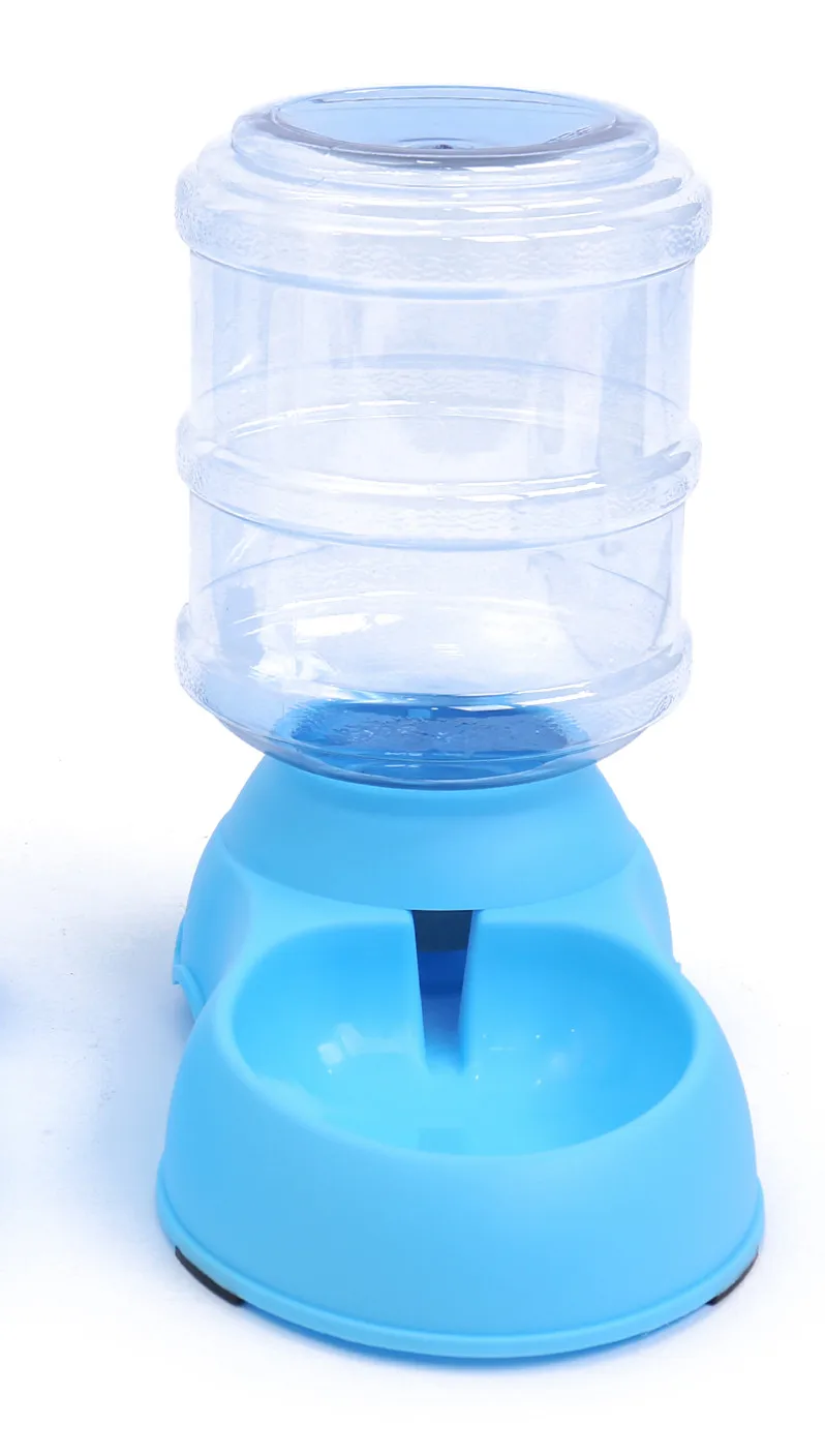 blue water Автоматическая кормушка для собак кошек, поилка для собак, поилка для воды, поилка для кошек, дозатор большой емкости для домашних животных, кошек, собак - Цвет: blue water