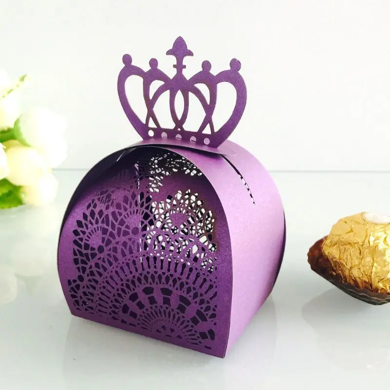 25 искусственных корон лазерная резка пустотелых подарков|Подарочные сумки и