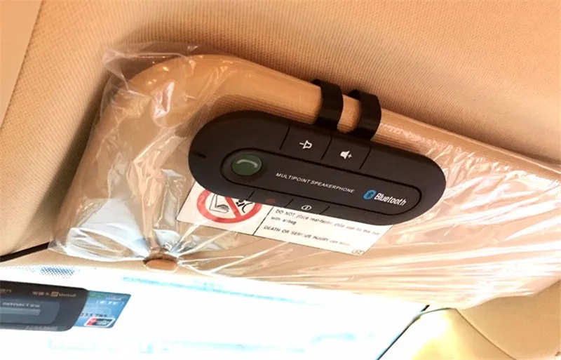 Hands free спикерфон беспроводной Bluetooth Handsfree автомобильный комплект fm-передатчик MP3 музыкальный плеер для мобильного телефона двойной телефон подключение
