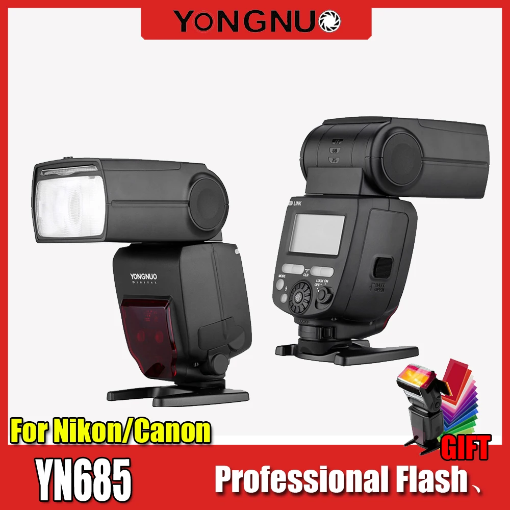 YONGNUO YN685 Беспроводная вспышка 2 4G HSS ttl/i ttl для Canon Nikon D750 D810 D7200 D610 D7000 DSLR камера