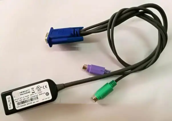 Новый и оригинальный интерфейсный адаптер 396632 001 IP KVM CAT5 PS/2/262588 b2|Зарядные
