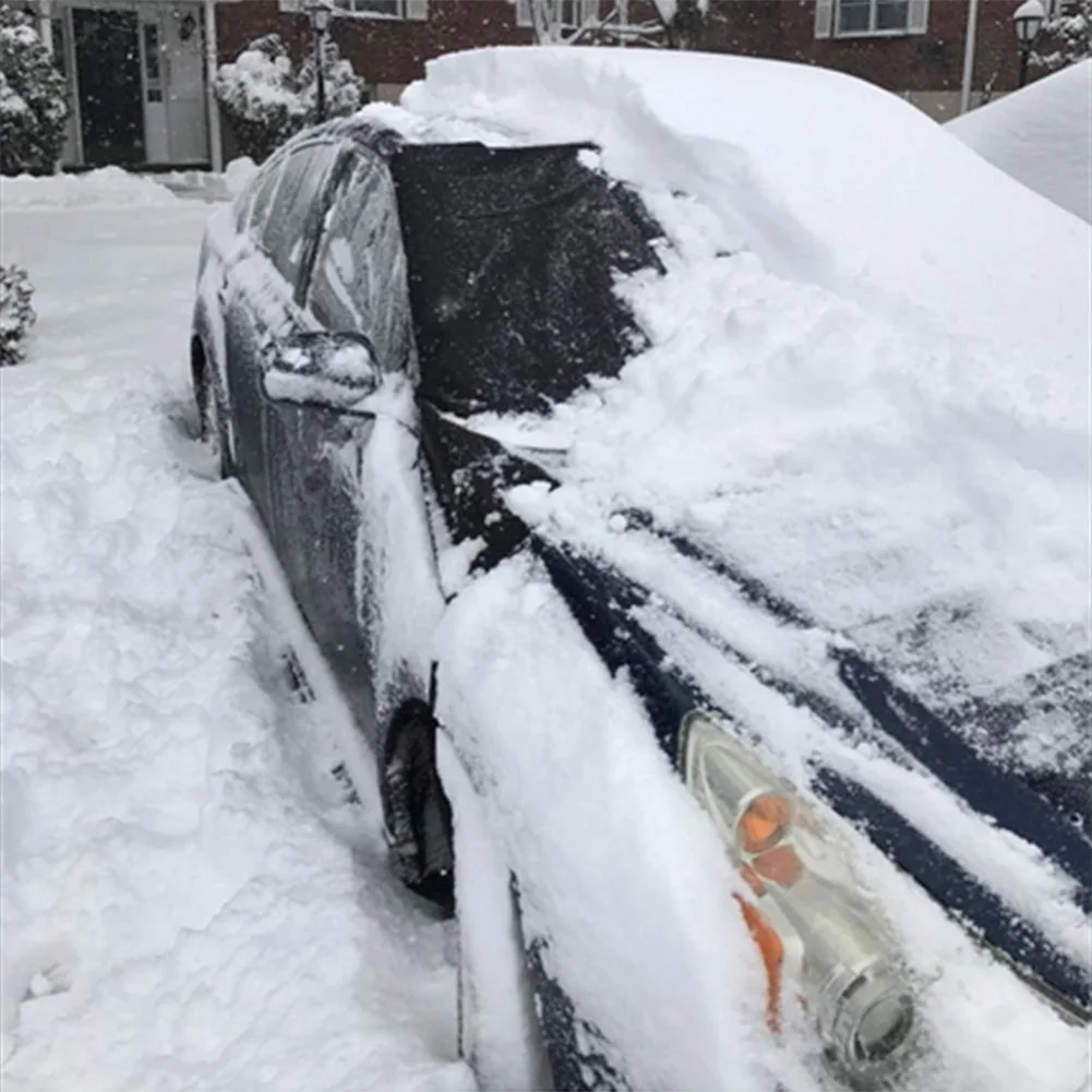 

Windshield Snow Cover with Mirror Covers Anti Frost Wiper Visor Protector for Car SUV TD326