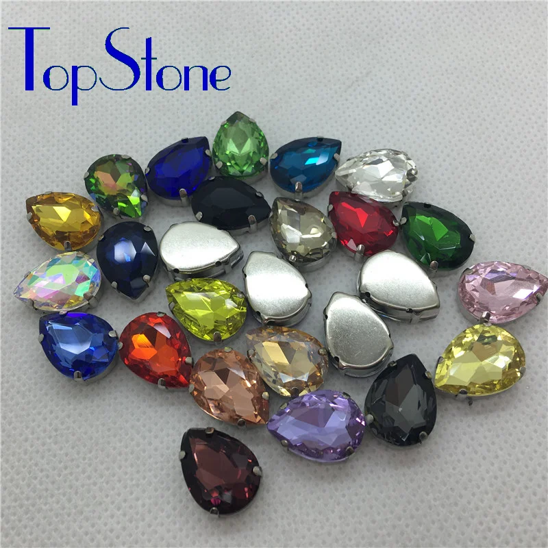 Crystal AB Color Droplet Sew on Rhinestones In Claw Setting Dress Garments DIY 6x10mm 8x13mm 10x14mm 13x18mm 18x25mm 20x30mm | Дом и сад