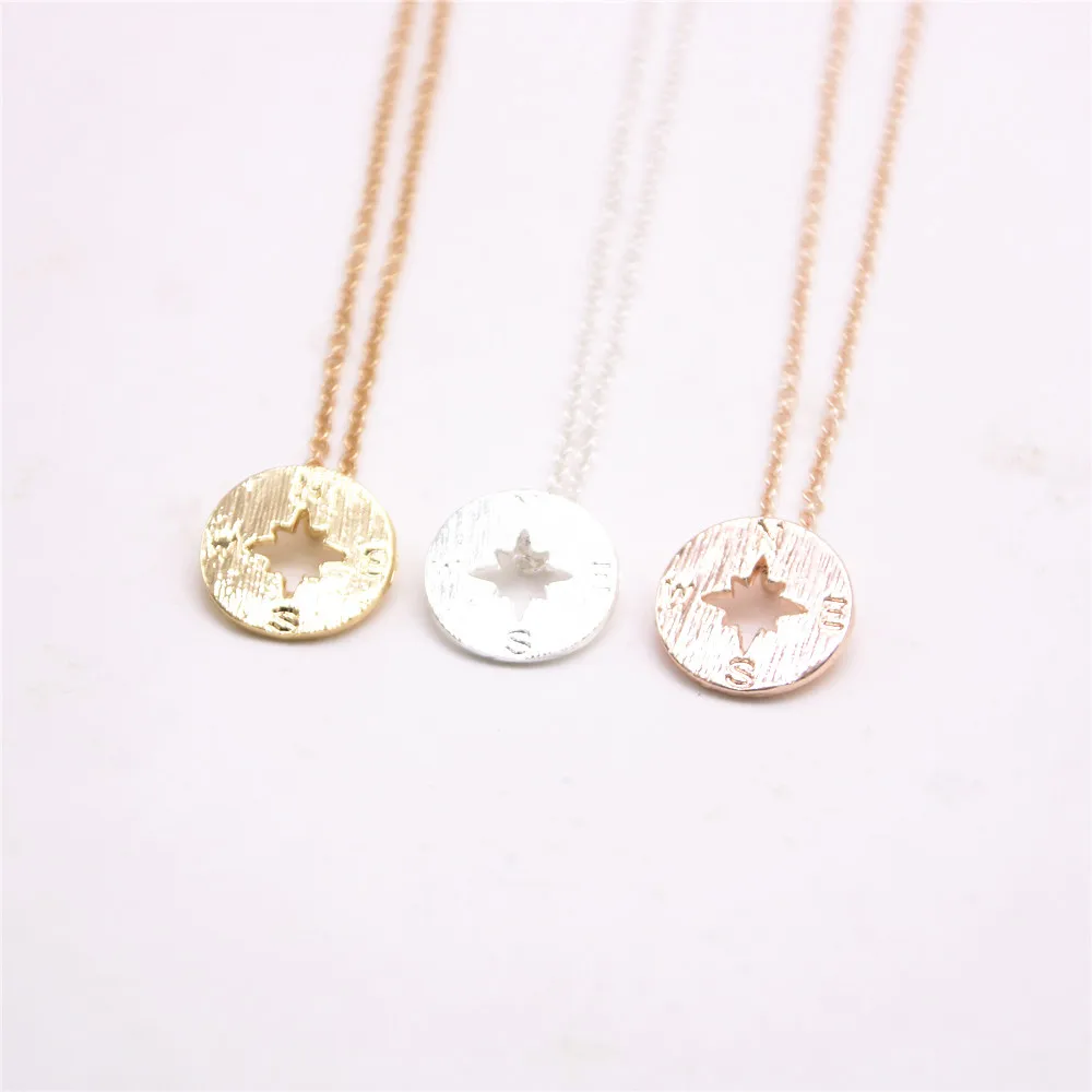 Модные ожерелья простое ожерелье с дизайном Компас Для женщин |compass necklace|fashion