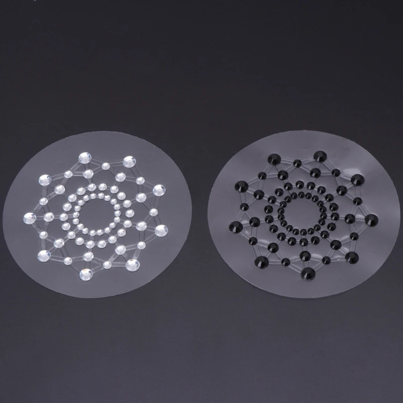 1 пара кружевной бюстгальтер в форме цветка с блестками товары SM клейкие