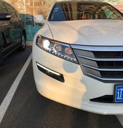 Орлиные глаза фара для Honda Crosstour фары 2011 2012 проектор линзы фары
