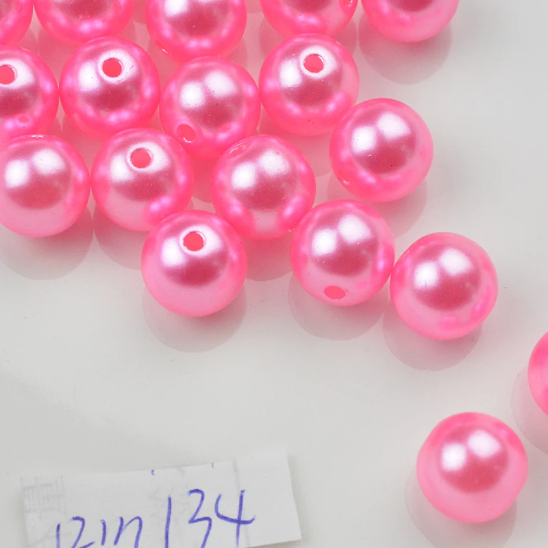 FLTMRH 10pcs 12mm Cheap Round Shape Imi tation Pearls Beads Handmade Bracelet Jewelry Aces Making Wholesale | Украшения и