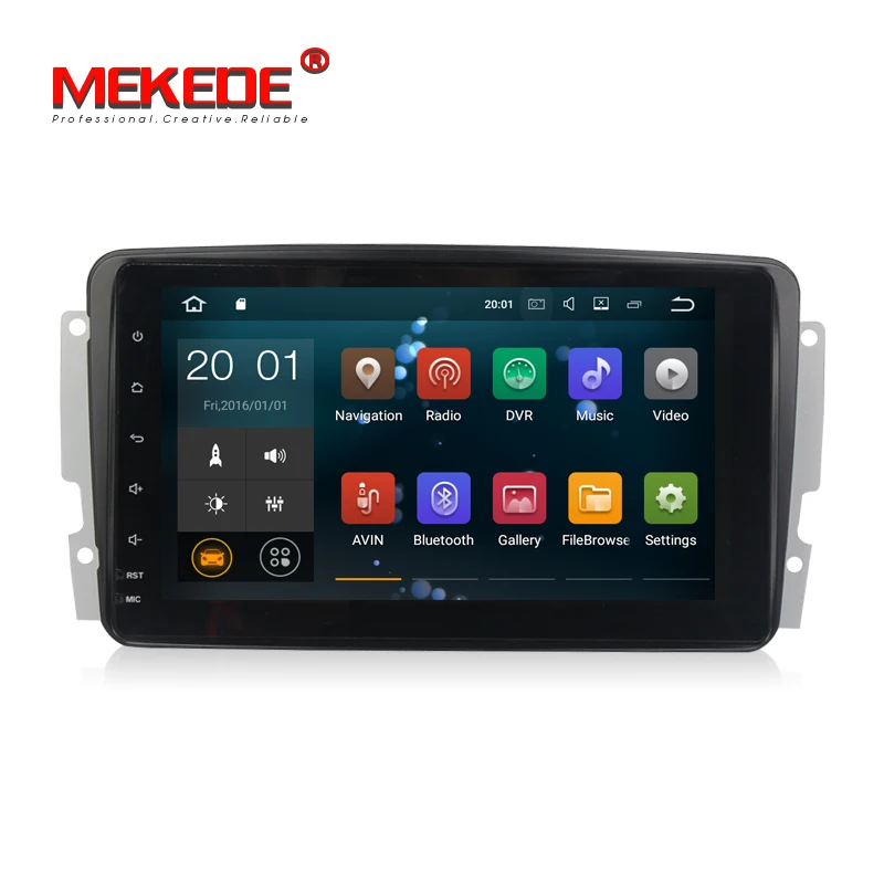 Бесплатная доставка Android7.1 Quad core Автомобильный gps плеер для Benz W209 W203 W168 мл W163 W463
