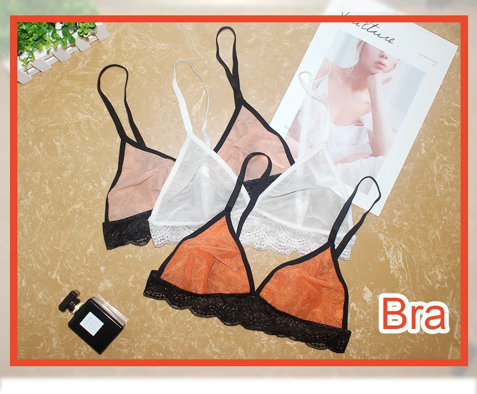Новые пикантные бюстгальтеры для Для женщин прозрачные кружева Bralette Красота сетки бюстгальтер женский бесшовные неприкрытая бюстгальтер Femme белье