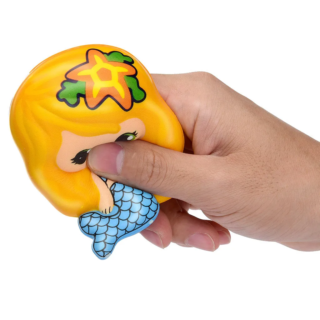 Squishies игрушка каваи очаровательная игрушка Русалка медленно поднимающийся крем ароматическая игрушка для снятия стресса белка свипает антистресс для детей@ 45