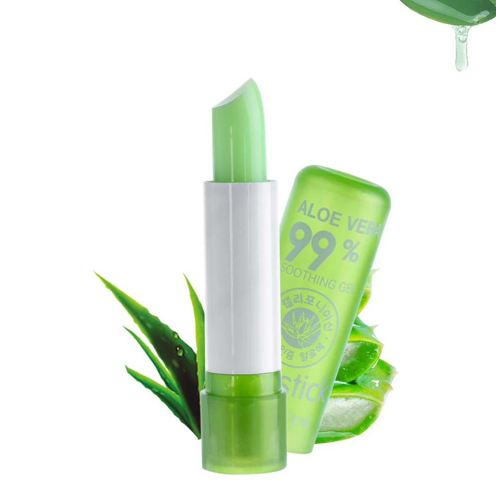 Женская водостойкая стойкая Увлажняющая помада с изменением цвета алоэ вера 1