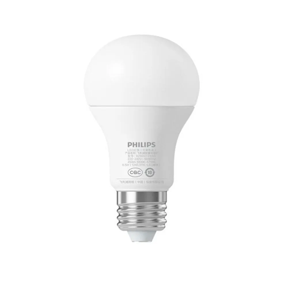 Умная Светодиодная лампа для дома Xiaomi Philips, Wi-Fi, лампа с дистанционным управлением, регулируемый светильник для снижения утомляемости глаз белого цвета