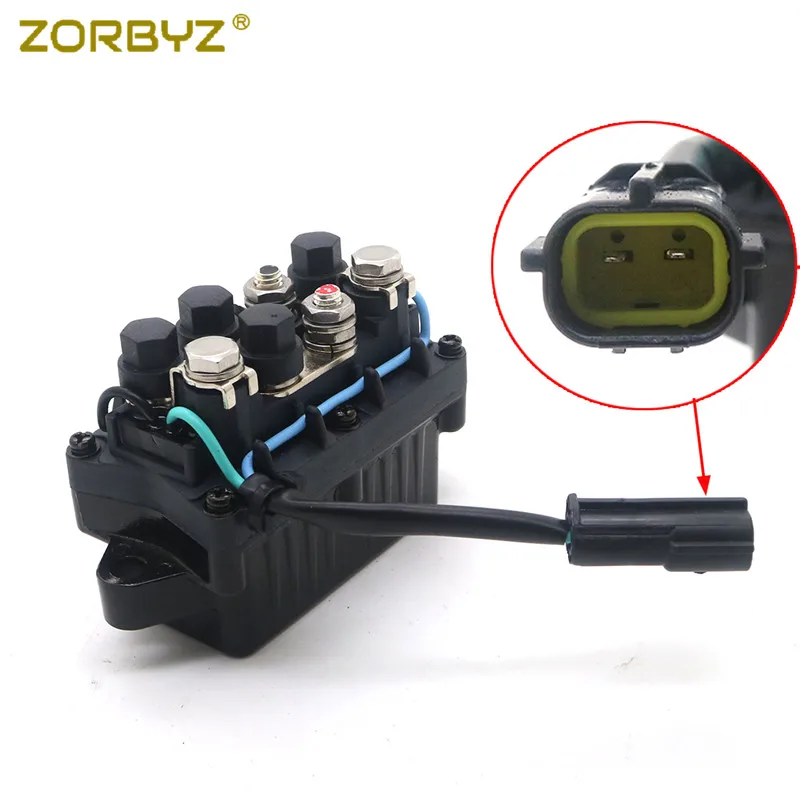 ZORBYZ 1 шт. 2 штифта триммера реле для Yamaha 4 тактный подвесной 63P 81950 00 & 68F 01|Накладки и