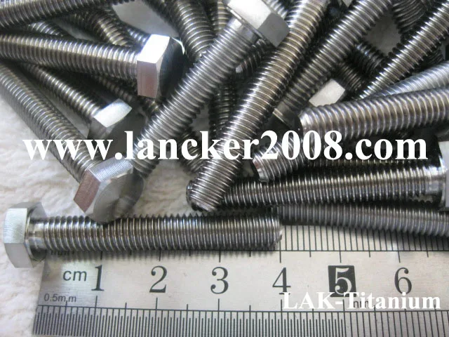 M8x40 Gr5 титановый винт/болт с шестигранной головкой|Дверные зажимы из нержавеющей