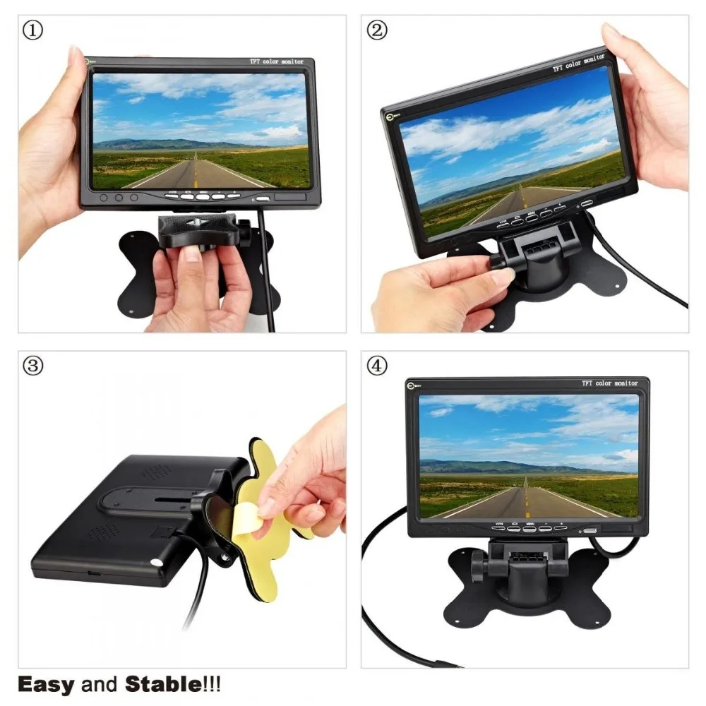 Камера заднего вида для автобуса грузовика прицепа 7 "TFT LCD HD 800x48 0 цветов