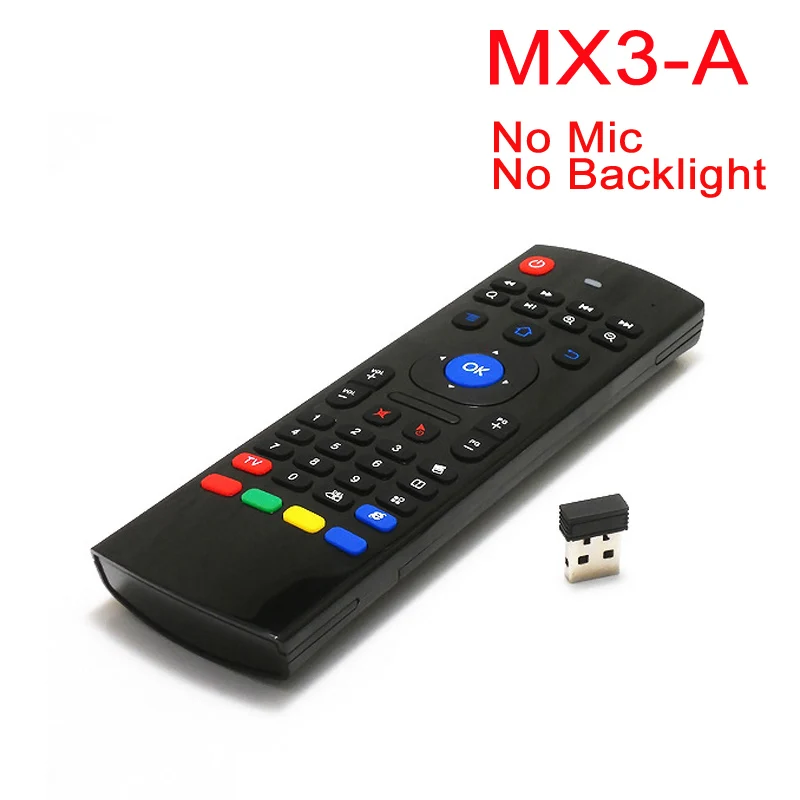 MX3-A MX3 MX3-L с подсветкой Air mouse умный голосовой пульт дистанционного управления 2,4G RF Беспроводная клавиатура для X96 mi ni Xiaomi mi tv BOX Android tv Box - Цвет: MX3-A