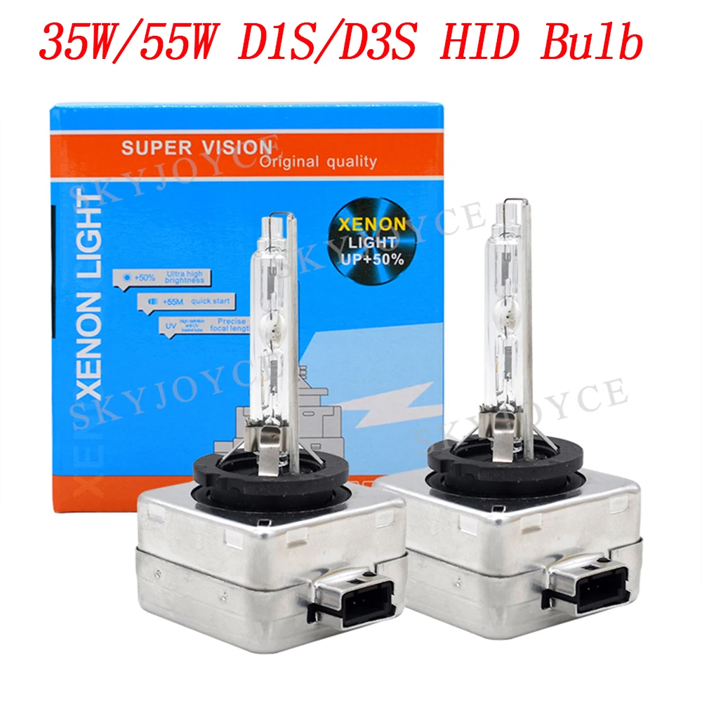 SKYJOYCE 55W 4300K D1S разрядные лампы высокой интенсивности D3S 8000K 5000K D1S D1R D2S D2R D3S D3R D4S D4R 6000K 35 Вт D1S D2S HID ксеноновые лампы накаливания